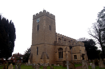The church from the south-west February 2011